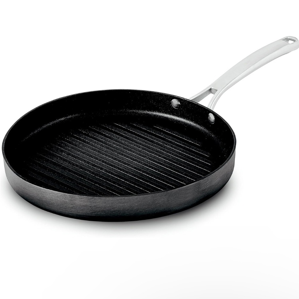 Calphalon Classic 12” round grill pan, New in box, Non-Stick Black Grill Pan - Picture 5 of 16